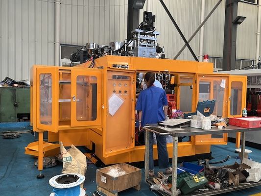 Schneider Contactor Extrusion Blow Moulding Machine For HDPE LDPE PP Bottle Production