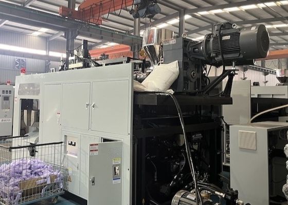 Single / Double Mold Cavity hdpe Plastic Bottle Blow Molding Machine MP80D