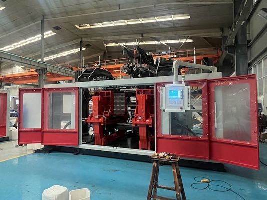 Durable Extrusion Blow Machine 300kn Mould Clamping Force 750mm Plate Stroke