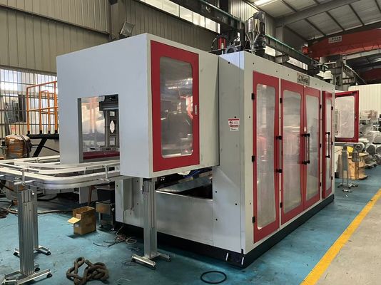Manual Polypropylenes Extrusion Blow Machine 240-630mm Platen Opening Strokes