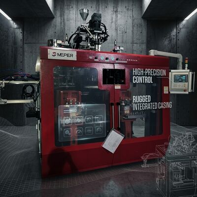 Dual Layer Co-Extrusion Blow Molding Machine for 10L Plastic Bottles